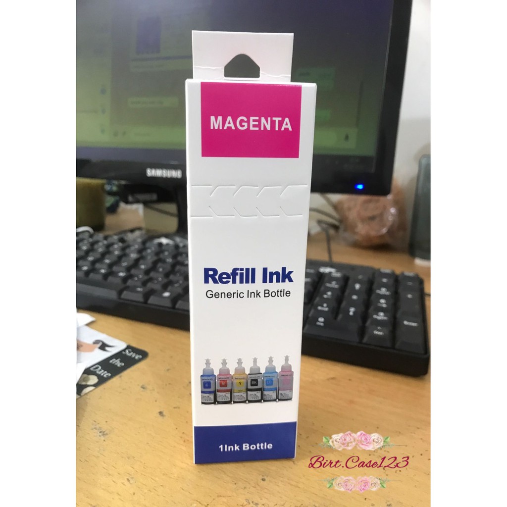 REFILL TINTA INK INKJET ISI ULANG PRINTER EPSON L100 L101 L110 L200 L210 L211 L300 L301 L303 L350 L351 L355 L455 L550 L551 L555 L558 L800 L801 70 ML BC5963