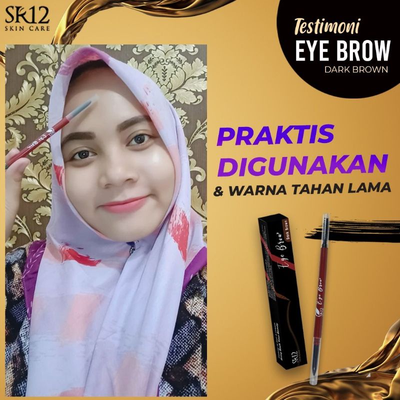 Perfect Eye Brow SR12 Pensil Alis Tahan Lama - Perfect Eye 2in1 - Pensil Alis dan Maskara