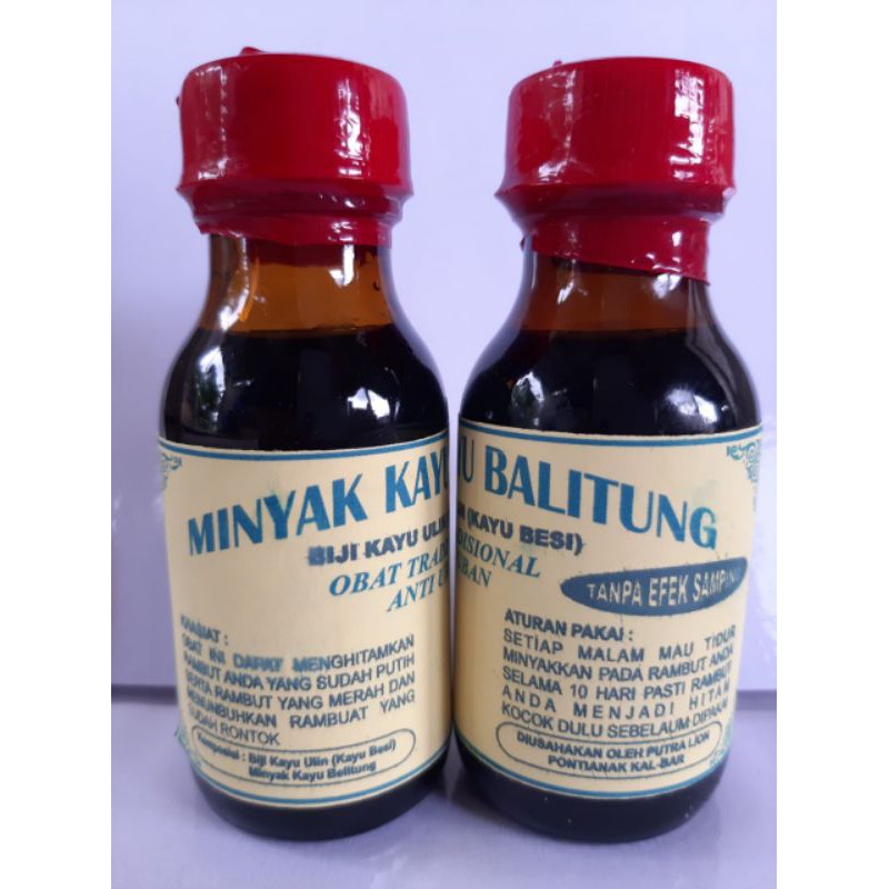 Minyak kayu balitung+buah ulin