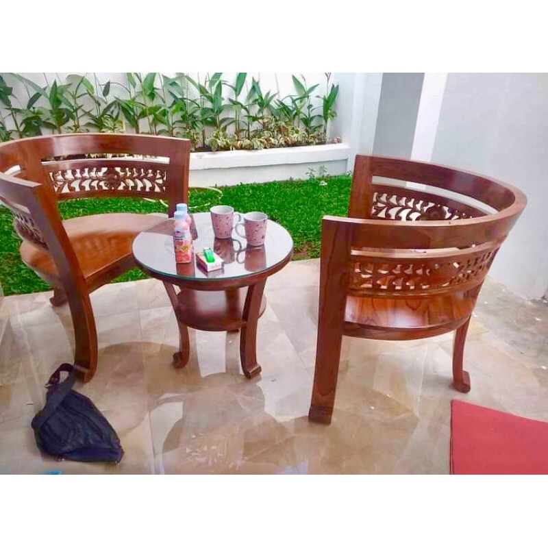 KURSI TERAS JATI UKIR jEPARA