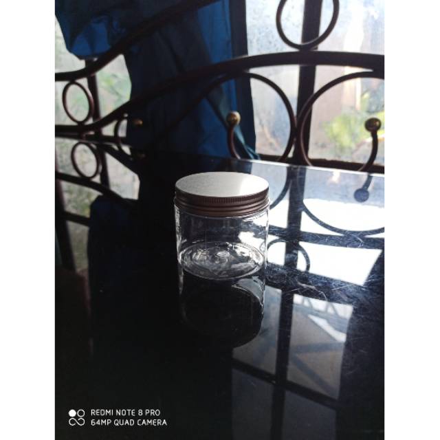 Pot Jar Tutup Alumunium 150 ML - Pet Jar Kosmetik Wadah Pomade 150 ML