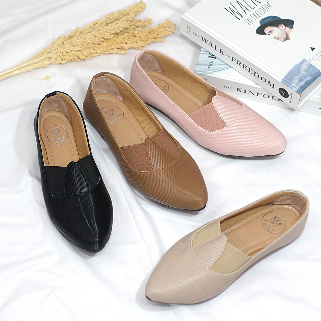 Mym2m Sepatu Flat Shoes Wanita Kekinian Terlaris Dalleya