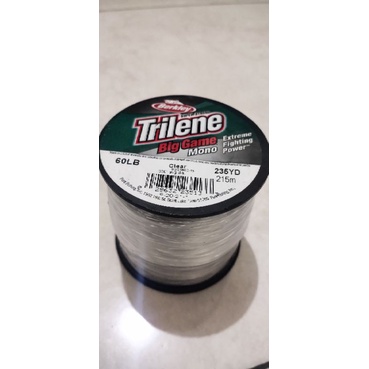 NEW Senar Pancing Berkley Trilene Big Game Mono 60LB Ori US