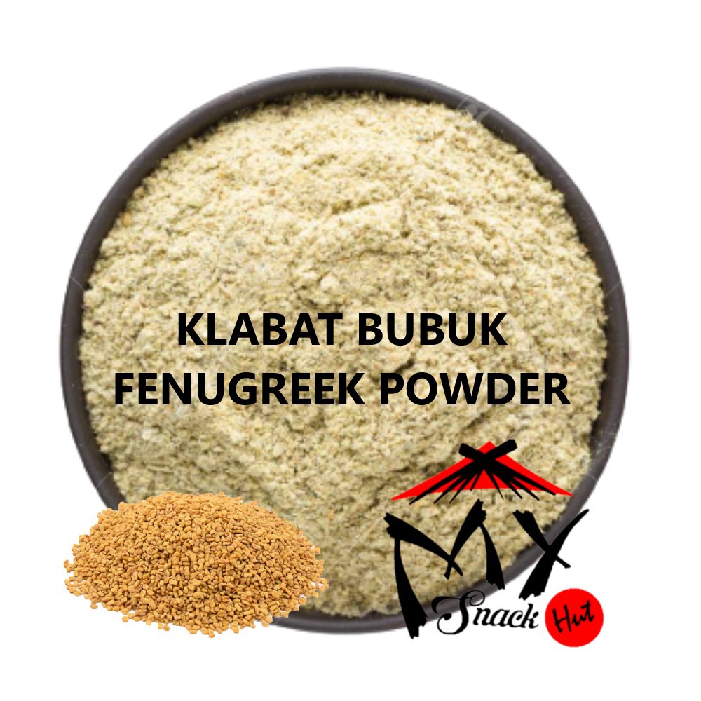 KLABAT BUBUK 25GR - PURE HULBAH FENUGREEK GROUND POWDER - REMPAH SERBUK KLABET KELABET MURNI PREMIUM