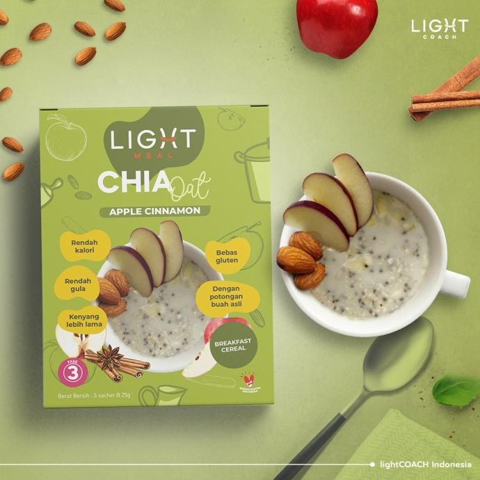 

Best Seller Chia Oat Apple Cinnamon | Sereal Diet Buah | Oatmeal Chia Seed