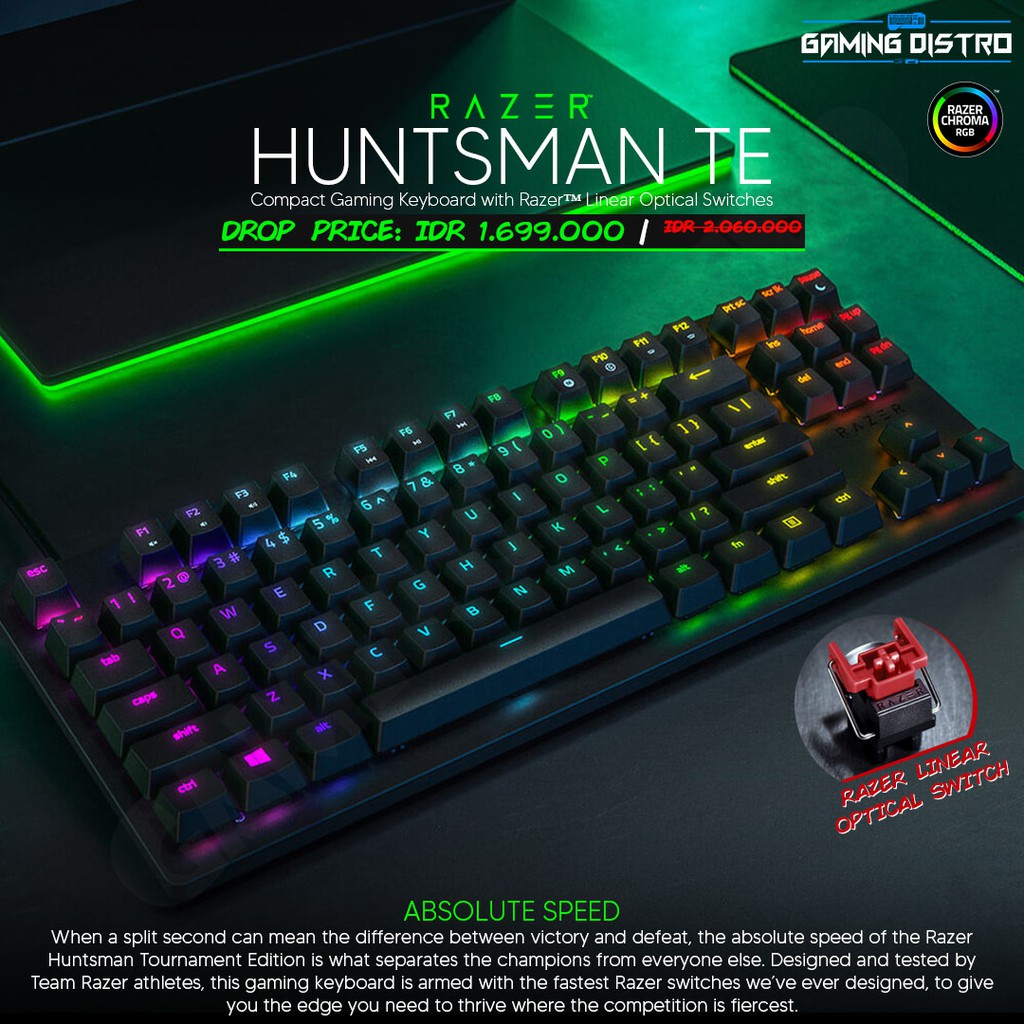 Razer Huntsman Tournament Edition Mechanical Keyboard