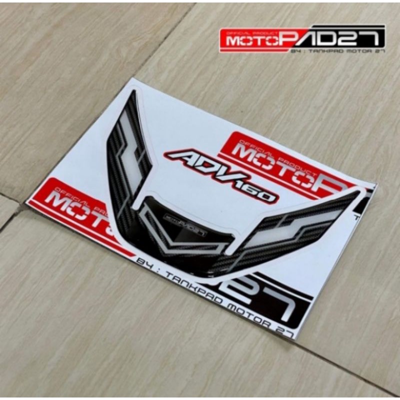 Stiker sticker resin timbul spakbor depan Honda Adv 160 premium