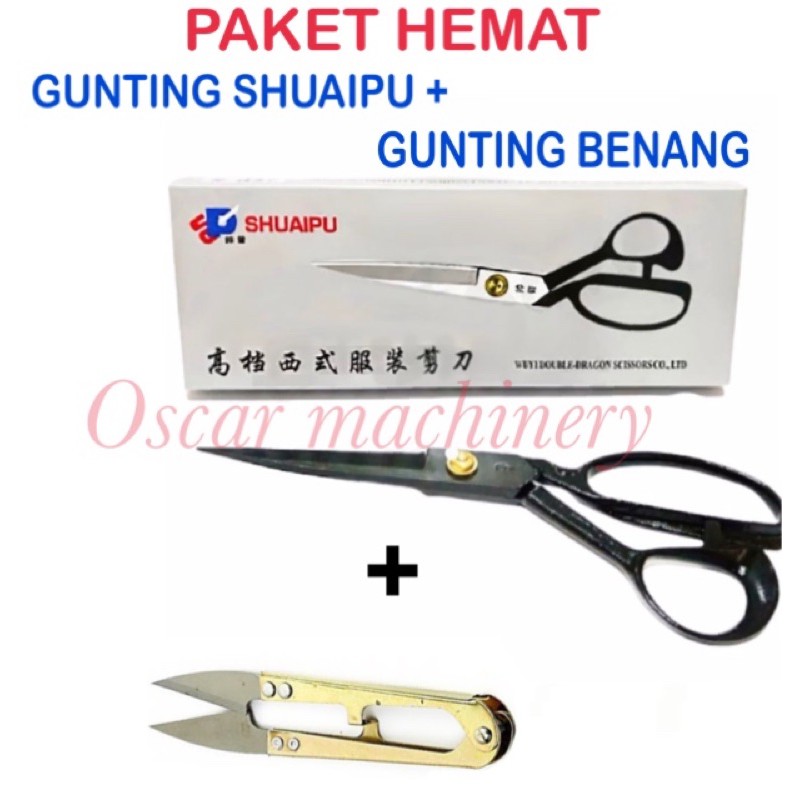 

Paket Hemat Gunting SHUAIPU + Gunting Cekris Kangyong