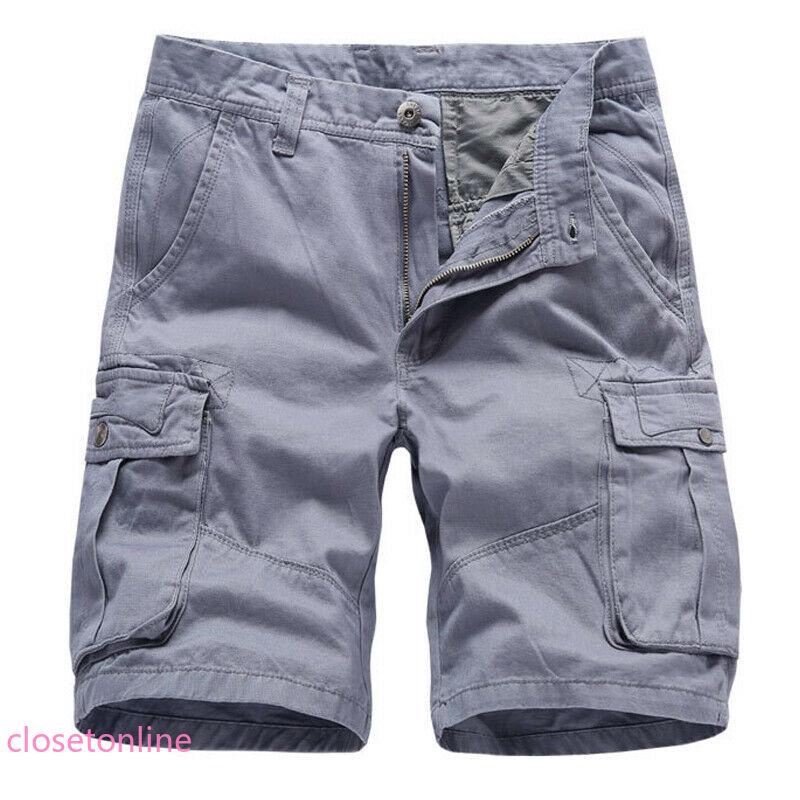 CL Celana  Pendek Cargo  Casual Bahan  Katun  Campuran dengan 