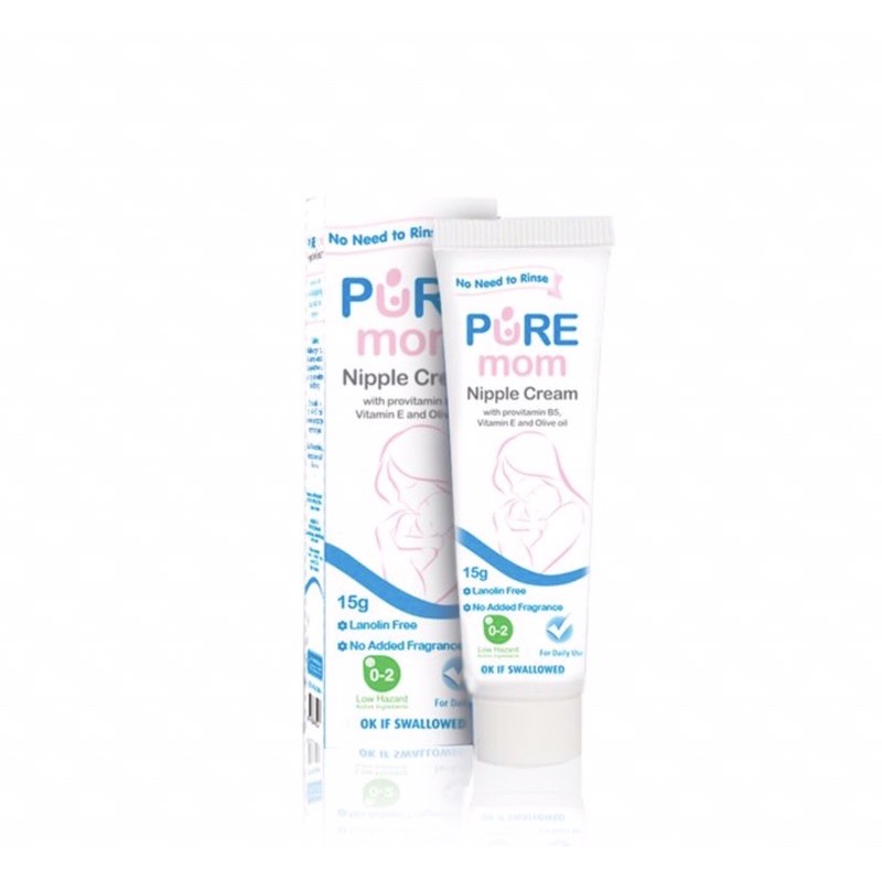 Puremom nipple cream 15 gram ( menutrisi &amp; melindungi puting susu )