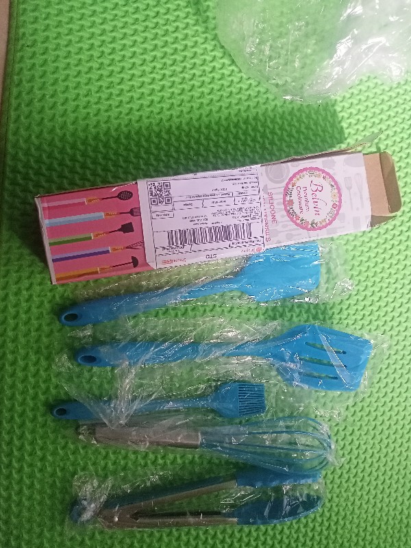 Baking Utensil Set Bbq Set Spatula Sutil Capitan Set Alat Masak Silicone Silikon Food Grade