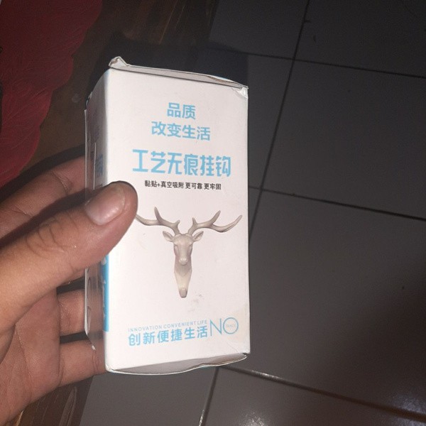 Doe Deer Key Hooks Stand Hanger Gantungan Kunci Dinding Tanduk Rusa