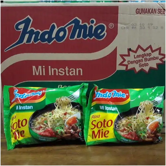 

Indomie Rasa Soto 1 dus isi 40 bungkus