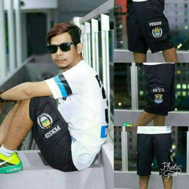 Celana cargo persib celana pendek persib bandung