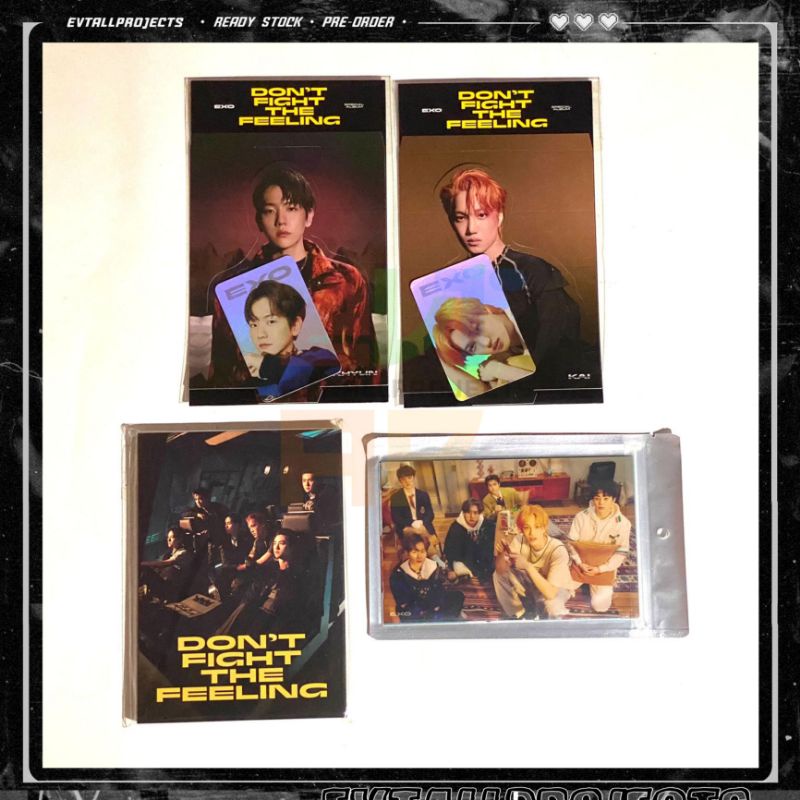 READYSTOCK EXO DFTF MERCHANDISE OFFICIAL HOLOGRAM PHOTOCARD, POSTCARDBOOK, 4x6 photoset GOODS DON'T 