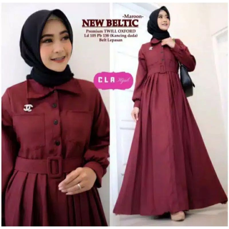 Gamis Terbaru / Beltic Dress / Dress Terbaru / Gamis Muslim / Dress Kondangan / gamis Dres termurah