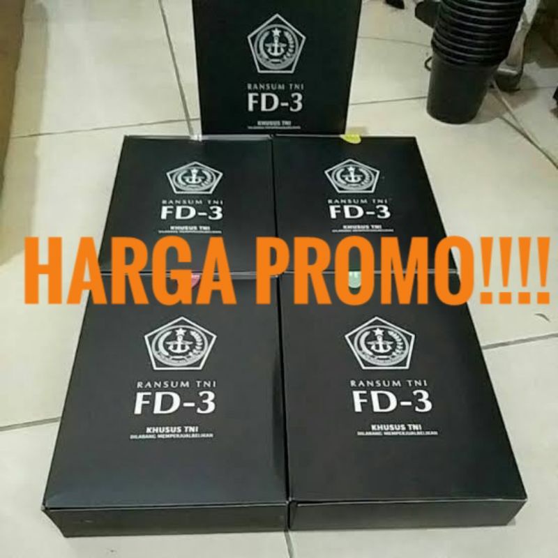 Ransum TNI FD 3 sereal cereal polri suplemen susu energen outdoor ori