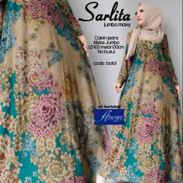 GAMIS BATIK JUMBO XXXL LD 130CM DRESS MUSLIM WANITA BATIK SUPER DRES MUSLIMAH BATIK TERBARU SERAGAMAN BAHAN CALVINS JEANS CAMRY MAXY MERANI MAXY GROSIR HARAG MURAH WARNA MARUN TOSKA HIJAU NAVI BIRU CAMEL MILLO BRICK BATA TOSKA HIAJAU LAVENDER PURPLE