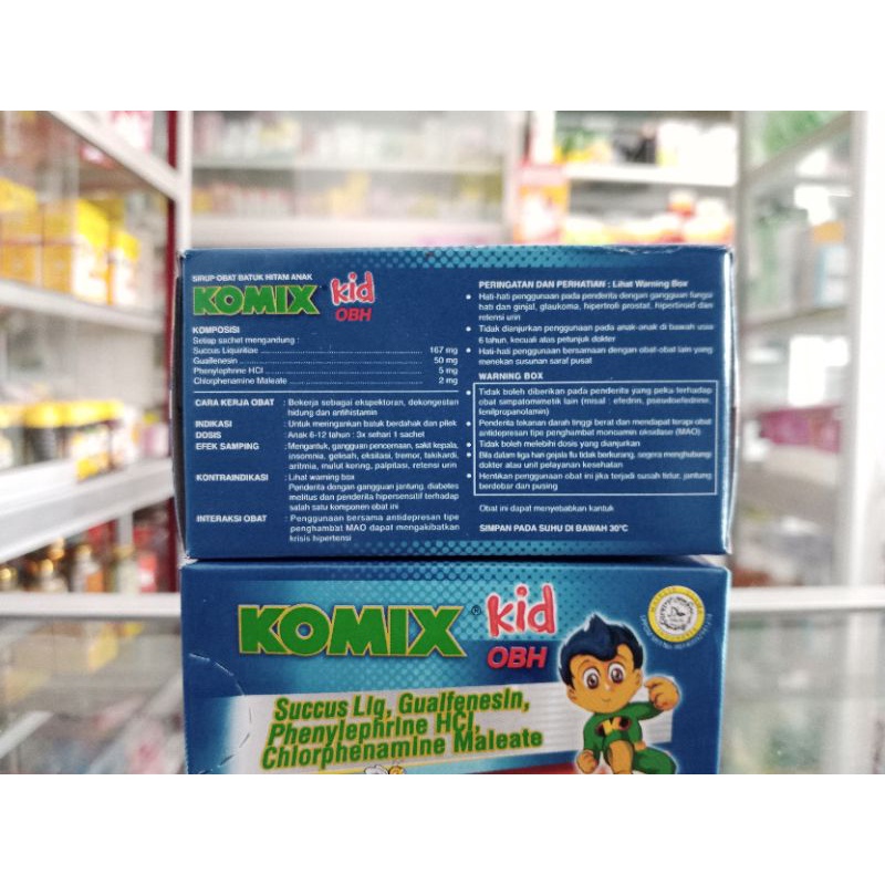 KOMIX KID OBH PER BOX @10 Sachet 5 ml - ED 05/2025