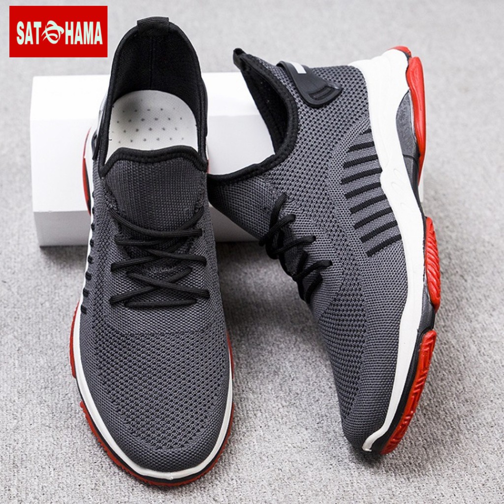 Satohama Sepatu Pria Sepatu Sneakers Sepatu Import Sepatu Trendy Sepatu Korean Mewah Hitam