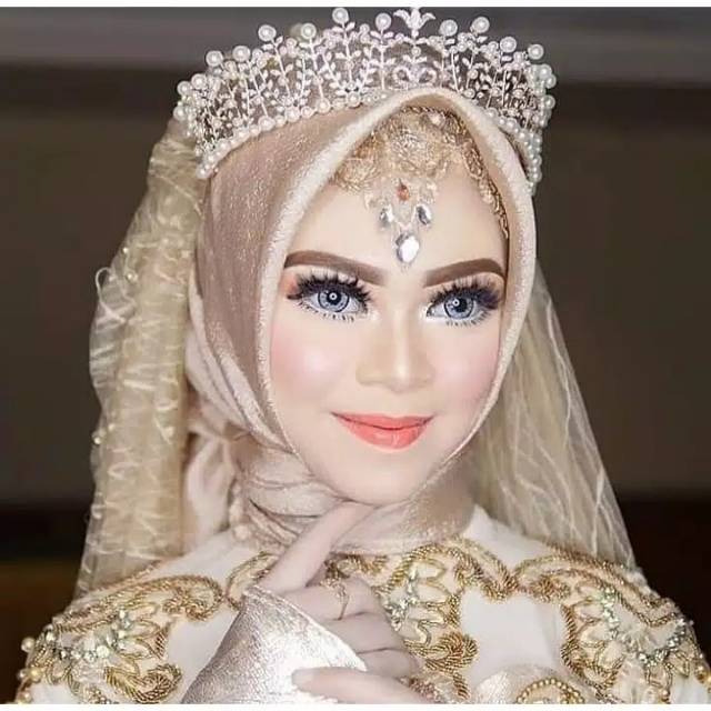 KERUDUNG PENGANTIN (BAHAN CREPE) Hijab segi empat bahan mono crepe (WARNA PART 1)-3