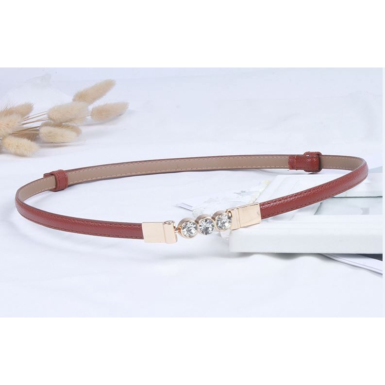 Ikat Ban Pinggang Adjustable HOT TREND A165 Korea Fashion Kulit Gasper Kecil Sabuk Cewe Belt Wanita