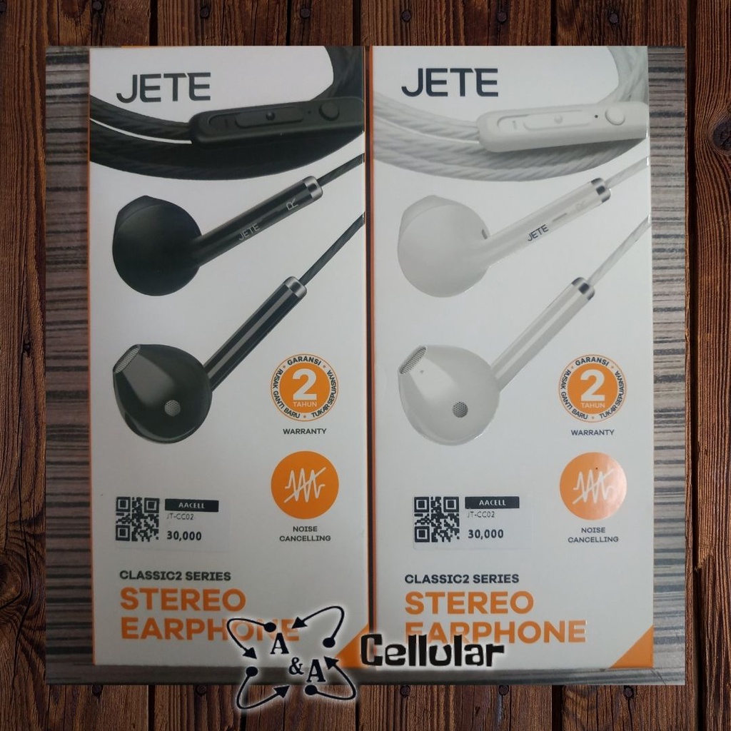 JETE Headset Classic 2 Super Bass Handsfree Stereo