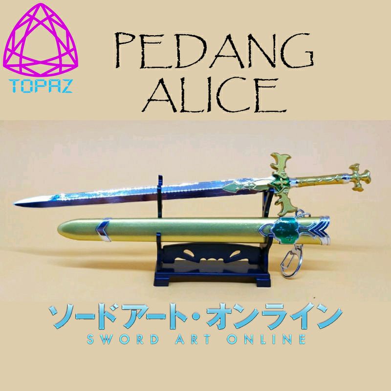 Replika Pedang Alice Sword Art Online SAO Kirito Asuna