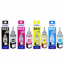 Asli 100%!!! Tinta Epson 664 Refill [Gratis Bubble]  L220/L360/L120 Premium Tinta Printer Isi 70 ML