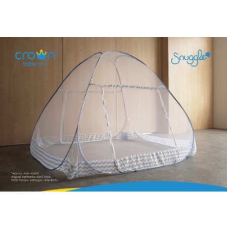 CROWN Snuggle Super Mosquito Net Kelambu Natural