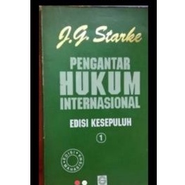 pengantar hukum internasional j g starke