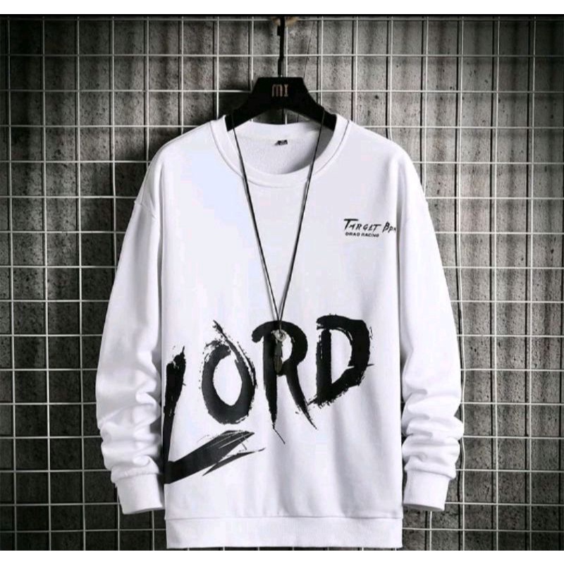 sweater crewneck pria termurah/crewneck lord/basic tebal