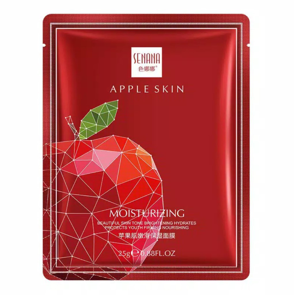 SENANA Masker Wajah Apple Skin Mask Sheet Girlsneed77