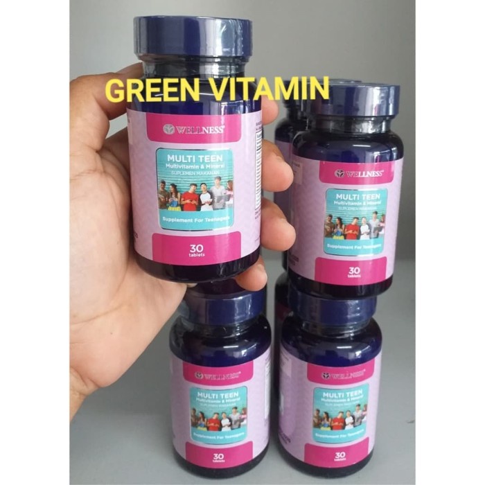 Wellness Multi Teen 30 Kapsul Multiteen Multivitamin Remaja