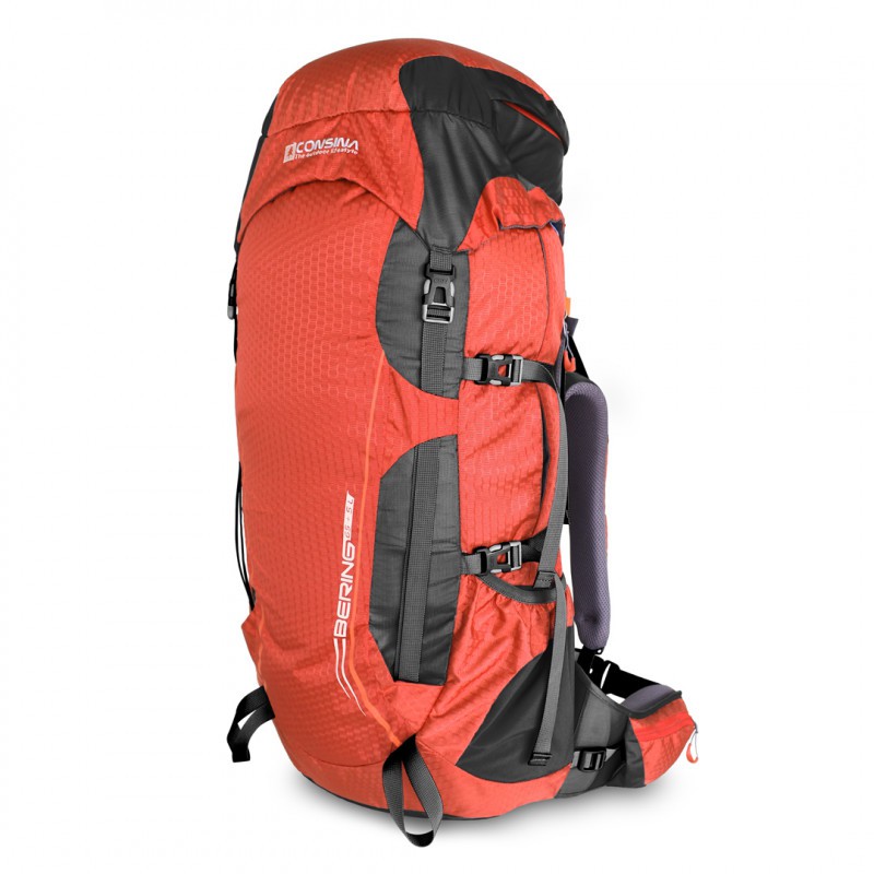 Carrier Consina Bering 65+5 Liter Include Rain Cover Tas Ransel Gunung Original