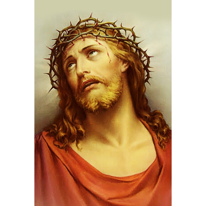 Poster Rohani YESUS MAHKOTA DURI