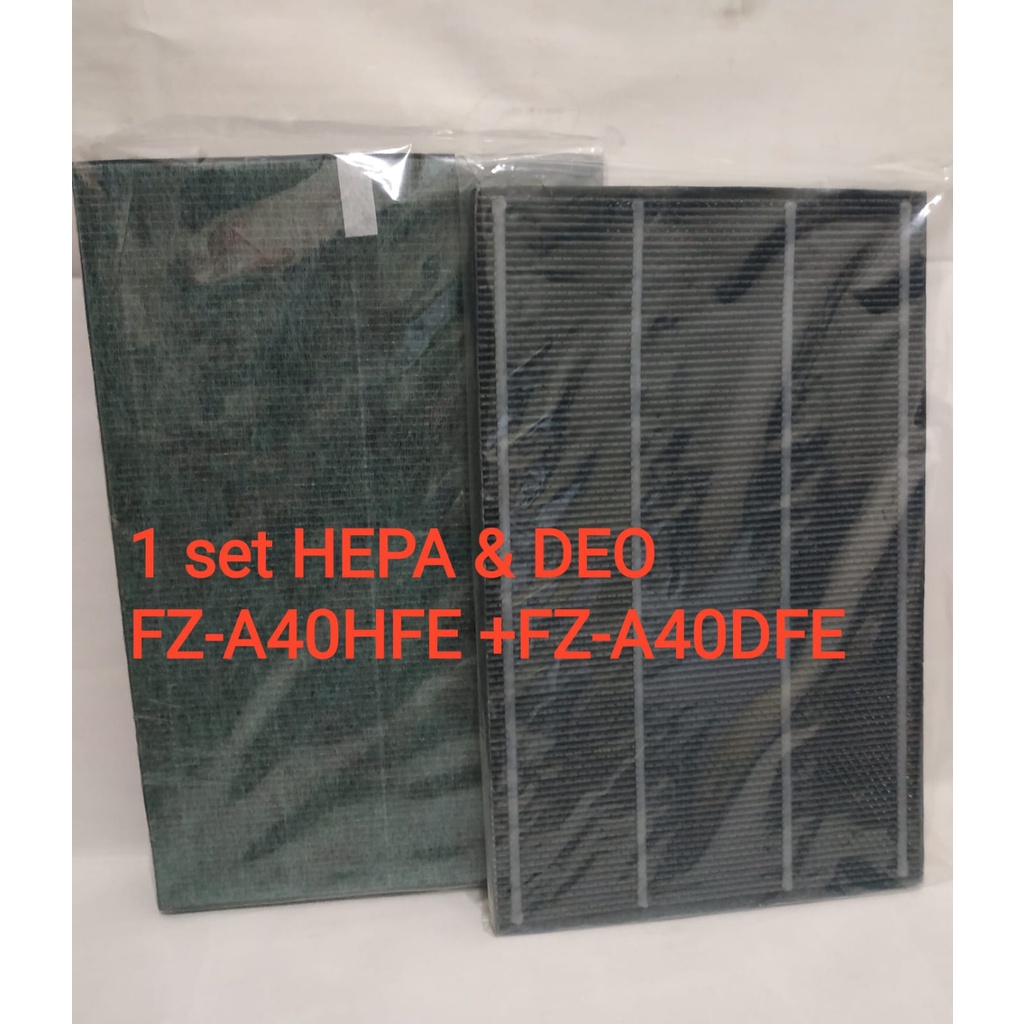 Filter Hepa+Carbon untuk Sharp KC-A40E/Y/TA KC-840E KC-940E KC-C70E