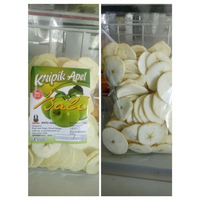 

Keripik Apel (Berat Bersih 70gr)