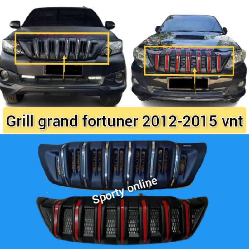 Grill Fortuner 2012-2015 vnt model prado