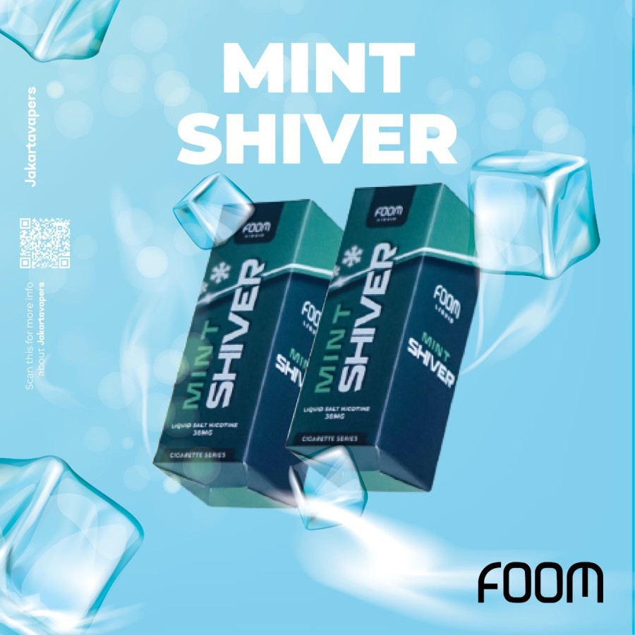 Foom Mint Shiver Salt Nic 30ML by Foom Lab / Cigarettes Authentic Original