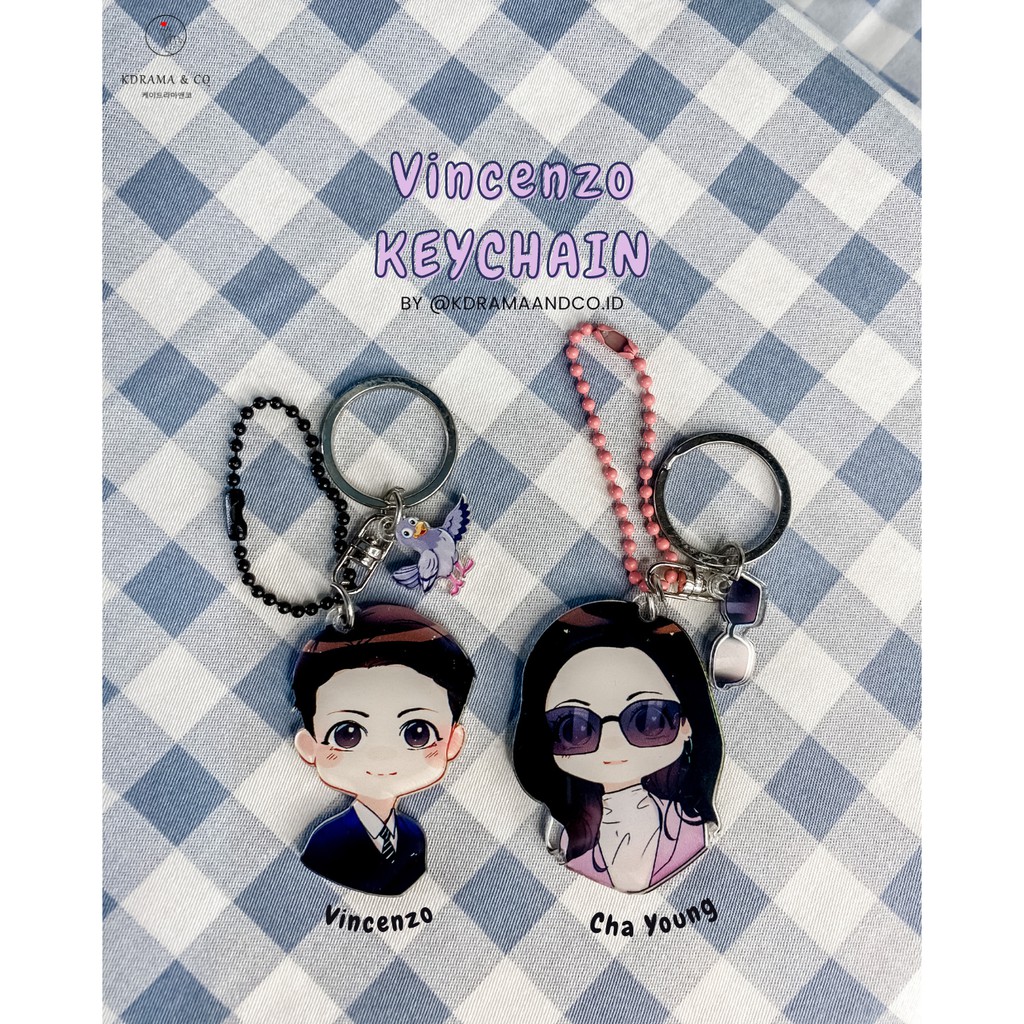 Vincenzo Keychain Hong Cha Young Inzhagi | Ganci Vincenzo