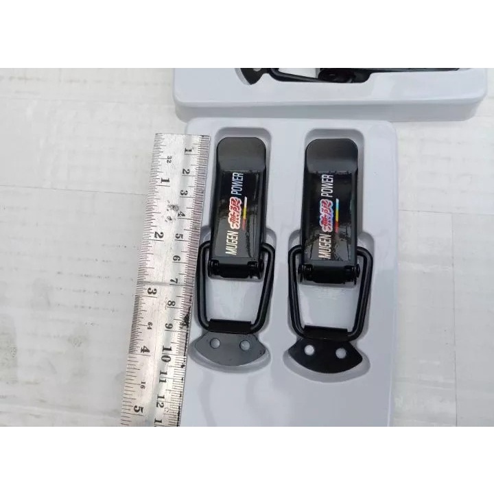 Klip Bumper Jdm Large Size Universal Clip Bumper Quick Release Rilis Cepat Sepasang 2PCS - Klip Variasi Mobil Klip Bumper Variasi Clip Bumper Universal Bumper Copot Variasi Clip Bumper Racing Variasi Kancing Bemper Pengait Klem Body Mobil