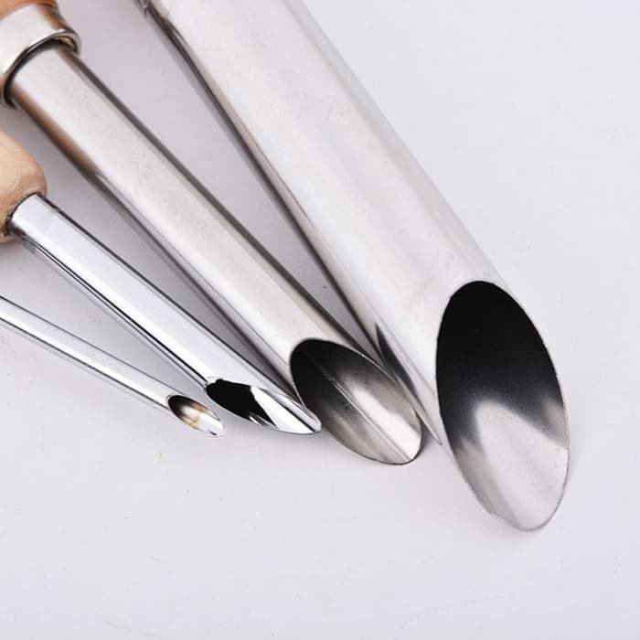 Round Hole Cutters for Ceramics Pottery Clay Sculpture DIY (4pcs)