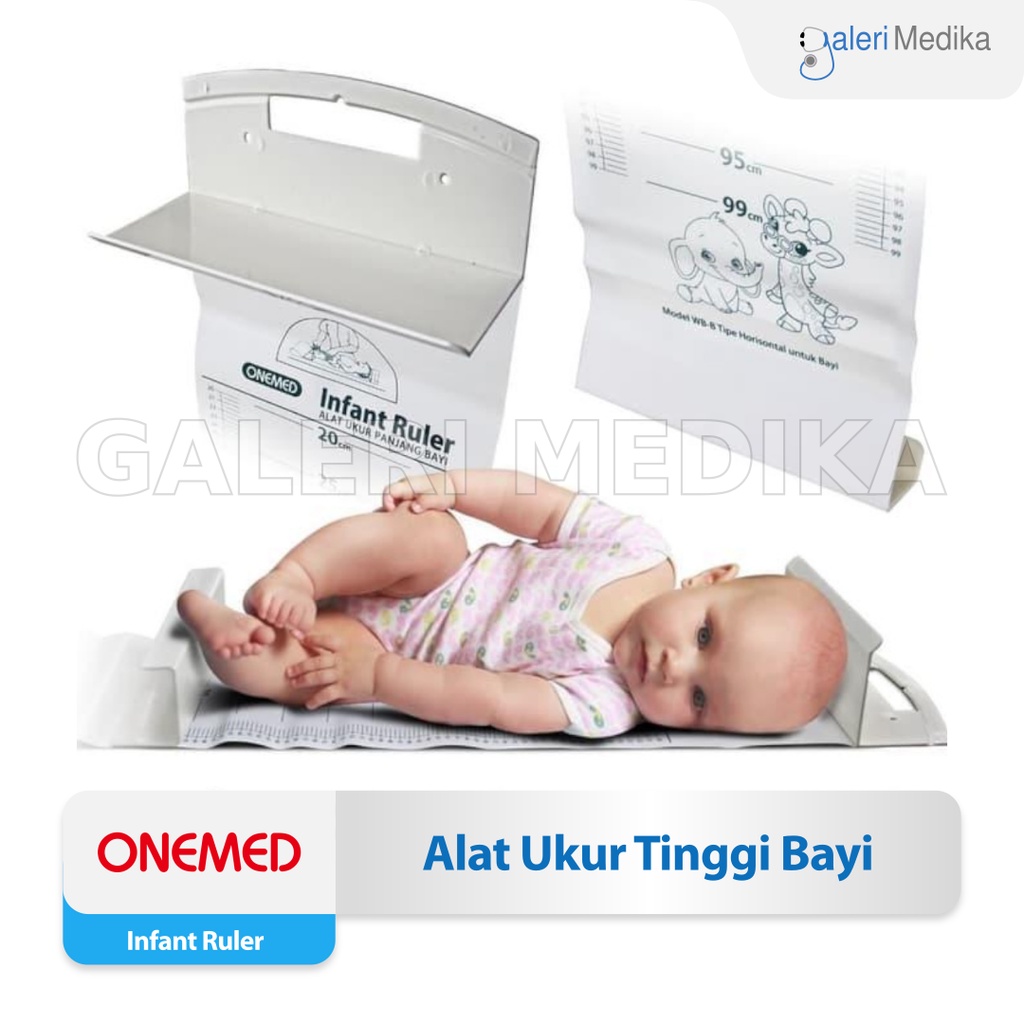 Onemed Infant Ruler Alat Ukur Tinggi Badan Bayi / Onemed Baby Measuring Mats