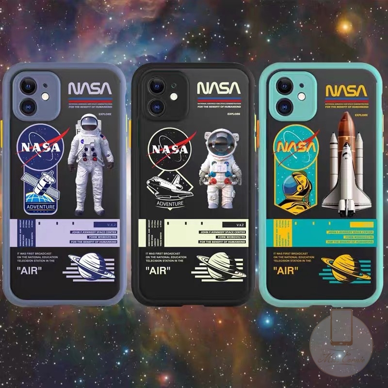 soft case nasa case Casing Oppo Reno 5 Reno 4 F A54 A15 A15s A92 A53 2020 A3s A5 2020 A9 2020 A11 A1