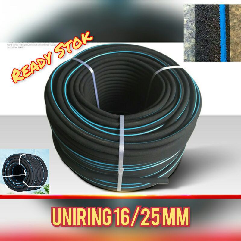 uniring 1 roll 100 meter ukuran 16/25mm