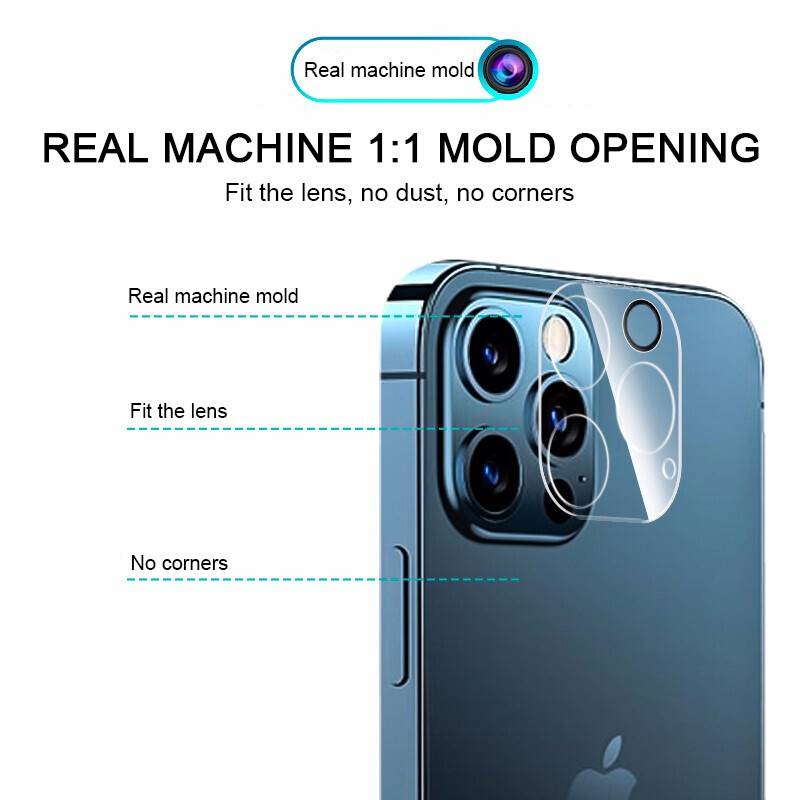 3PCS 7000D Camera Lens Tempered Glass For iPhone 13 Pro Max Mini Screen Protector On For iPhone 13Pro Max Camera Glass