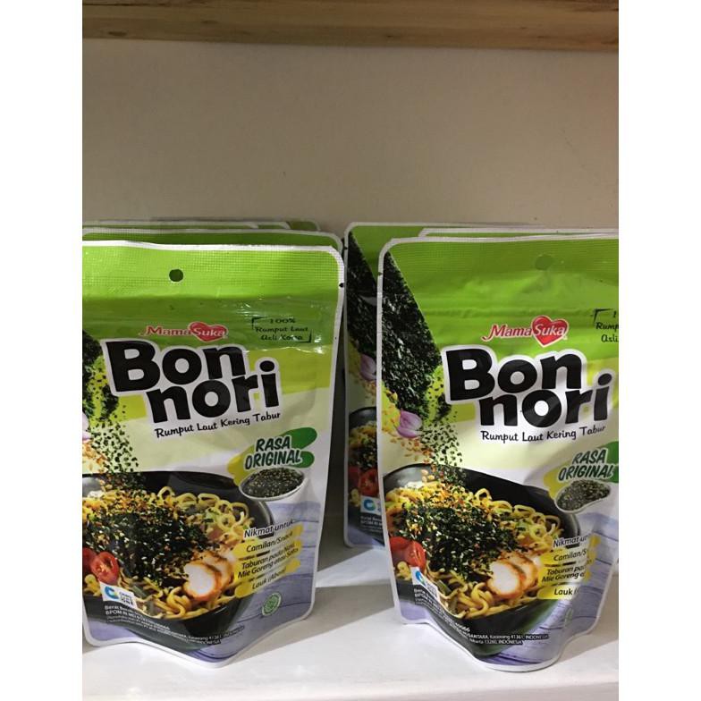 

Best Seller Mamasuka Bon Nori Pouch Rumput Laut Kering Tabur Rasa Original 60Gr