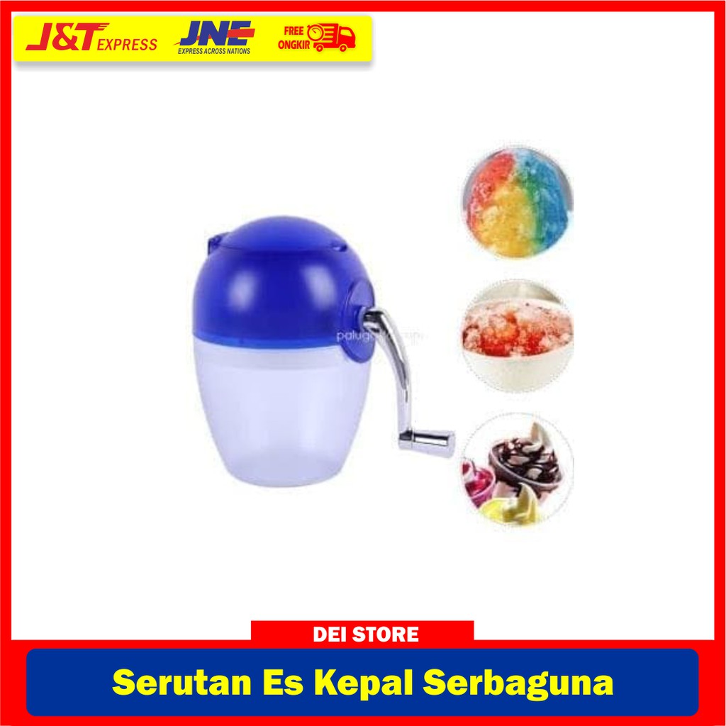 (BISA COD) Alat Serut Es Kepal dan Es Teler / Mesin Serut Ice Crusher Mini / Ice Cone Machine