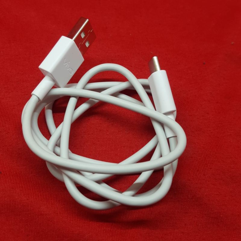 Kabel Data Charger Vivo X27 X27Pro Z5 Z1x Y51 Bawaan Hp Fast Charging USB Type C 100% Ori Original